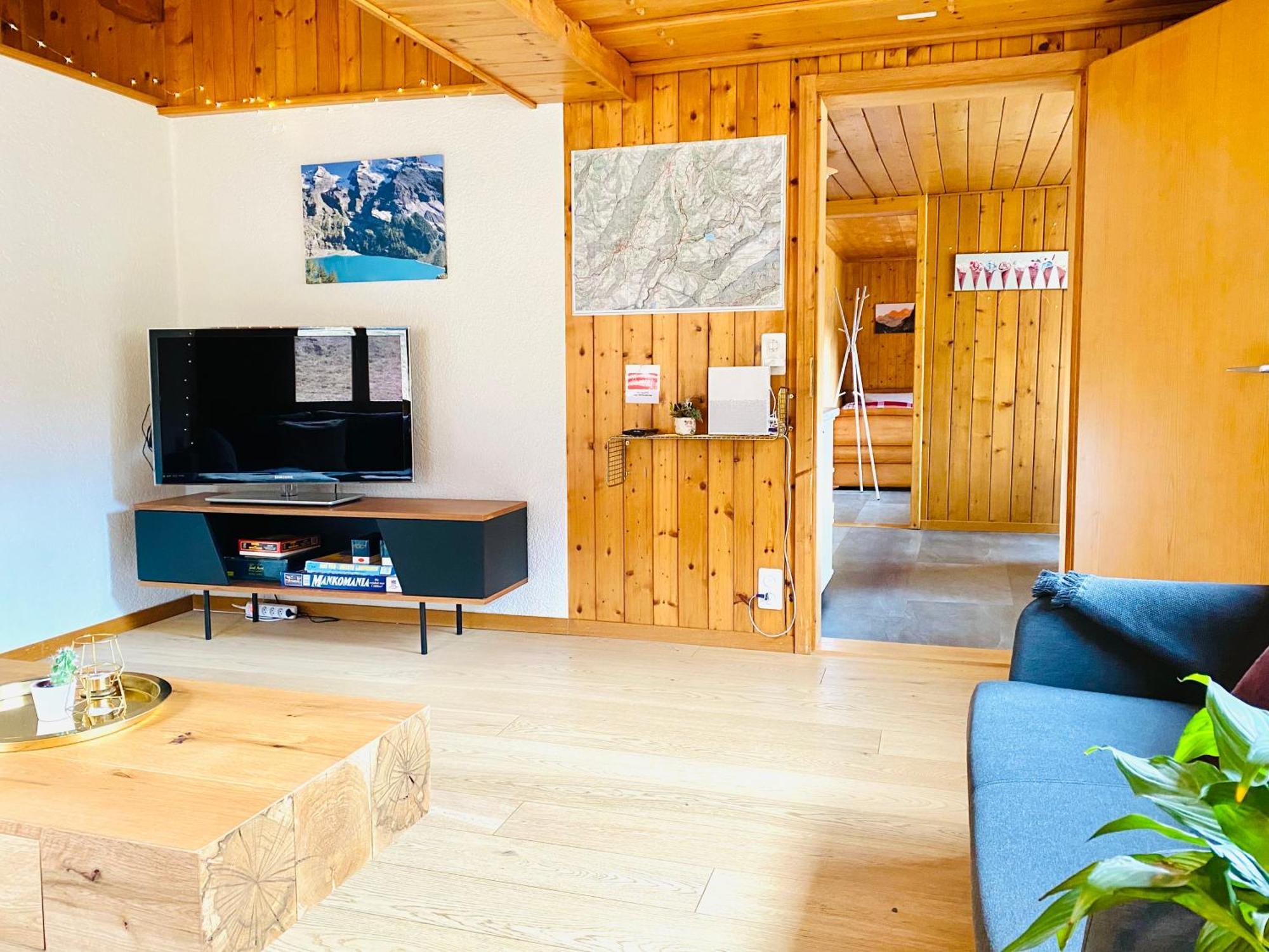 Cozy Apartment In Vintage House In Kandersteg Eksteriør bilde