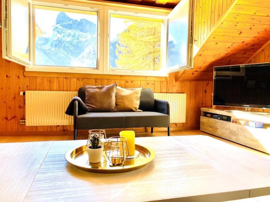 Cozy Apartment In Vintage House In Kandersteg Eksteriør bilde