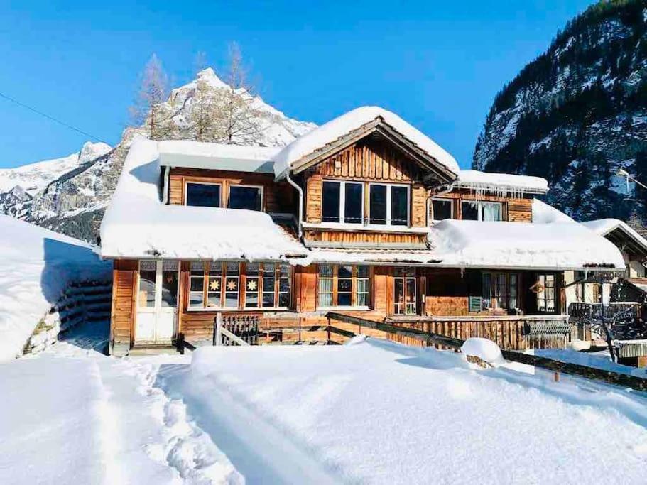 Cozy Apartment In Vintage House In Kandersteg Eksteriør bilde
