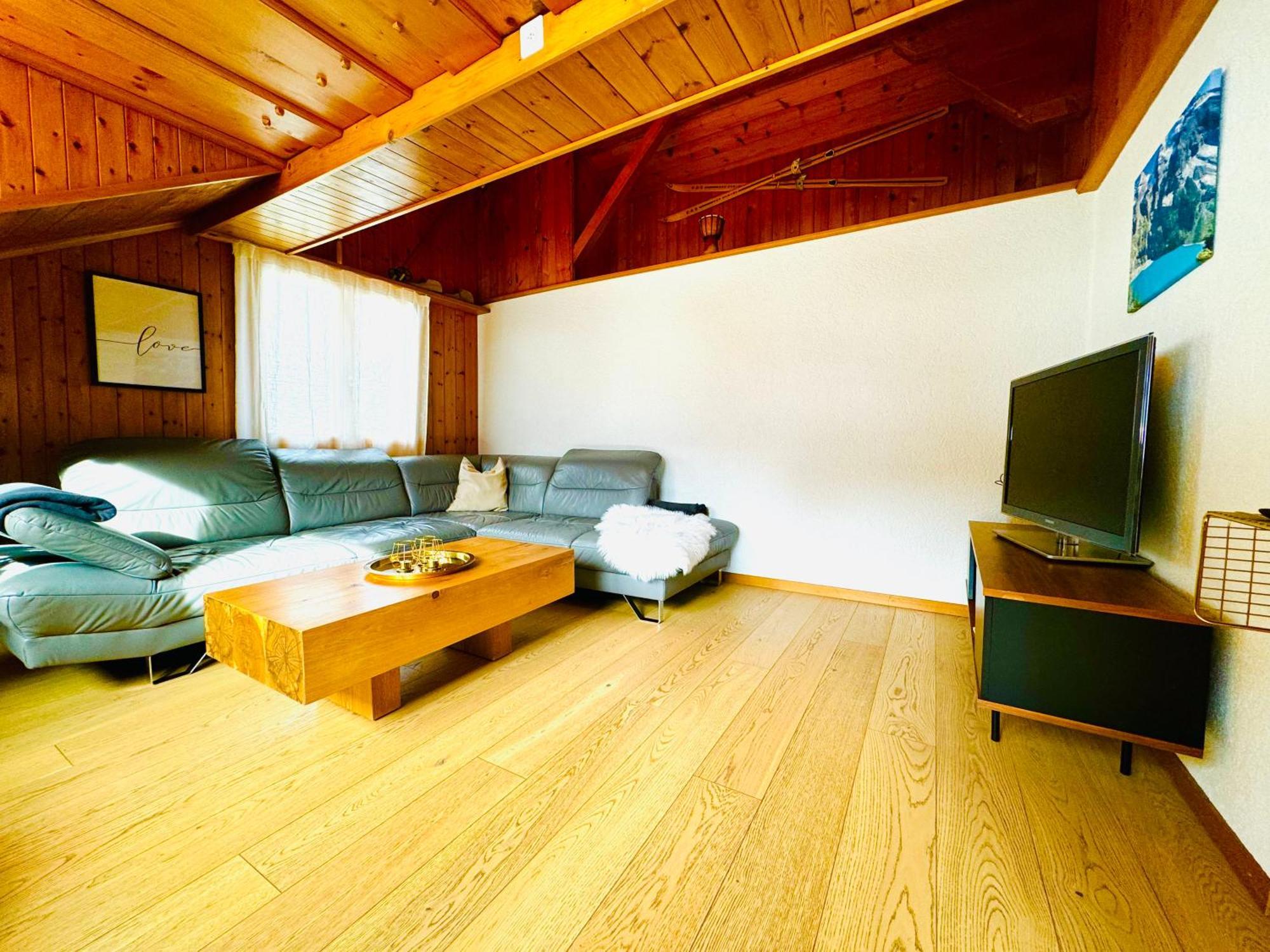Cozy Apartment In Vintage House In Kandersteg Eksteriør bilde