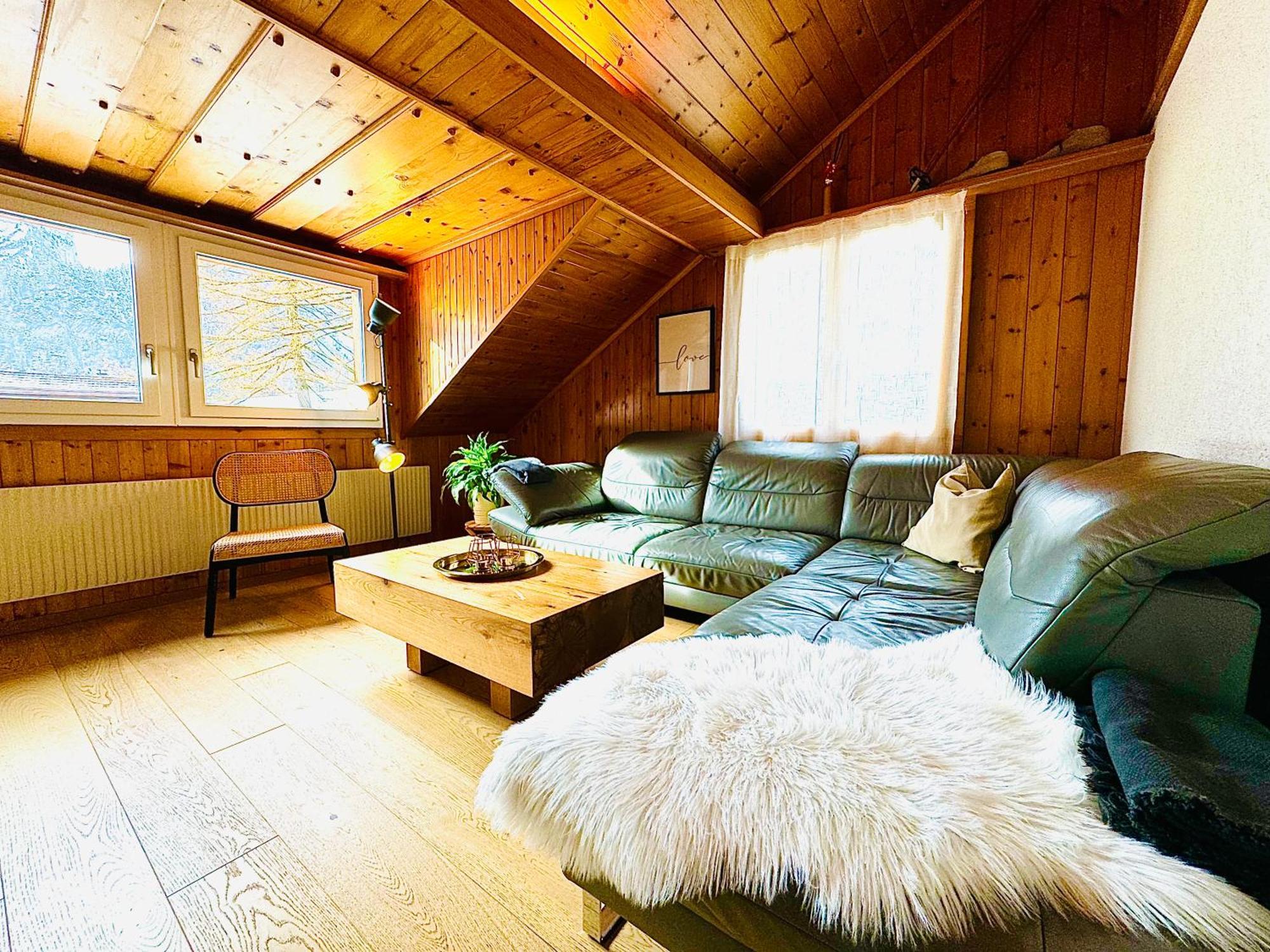 Cozy Apartment In Vintage House In Kandersteg Eksteriør bilde