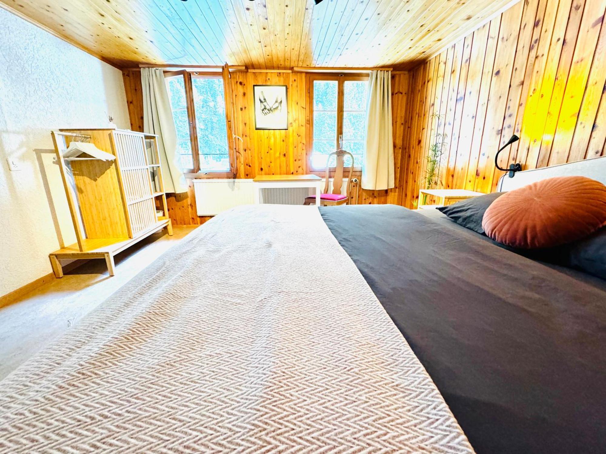Cozy Apartment In Vintage House In Kandersteg Eksteriør bilde