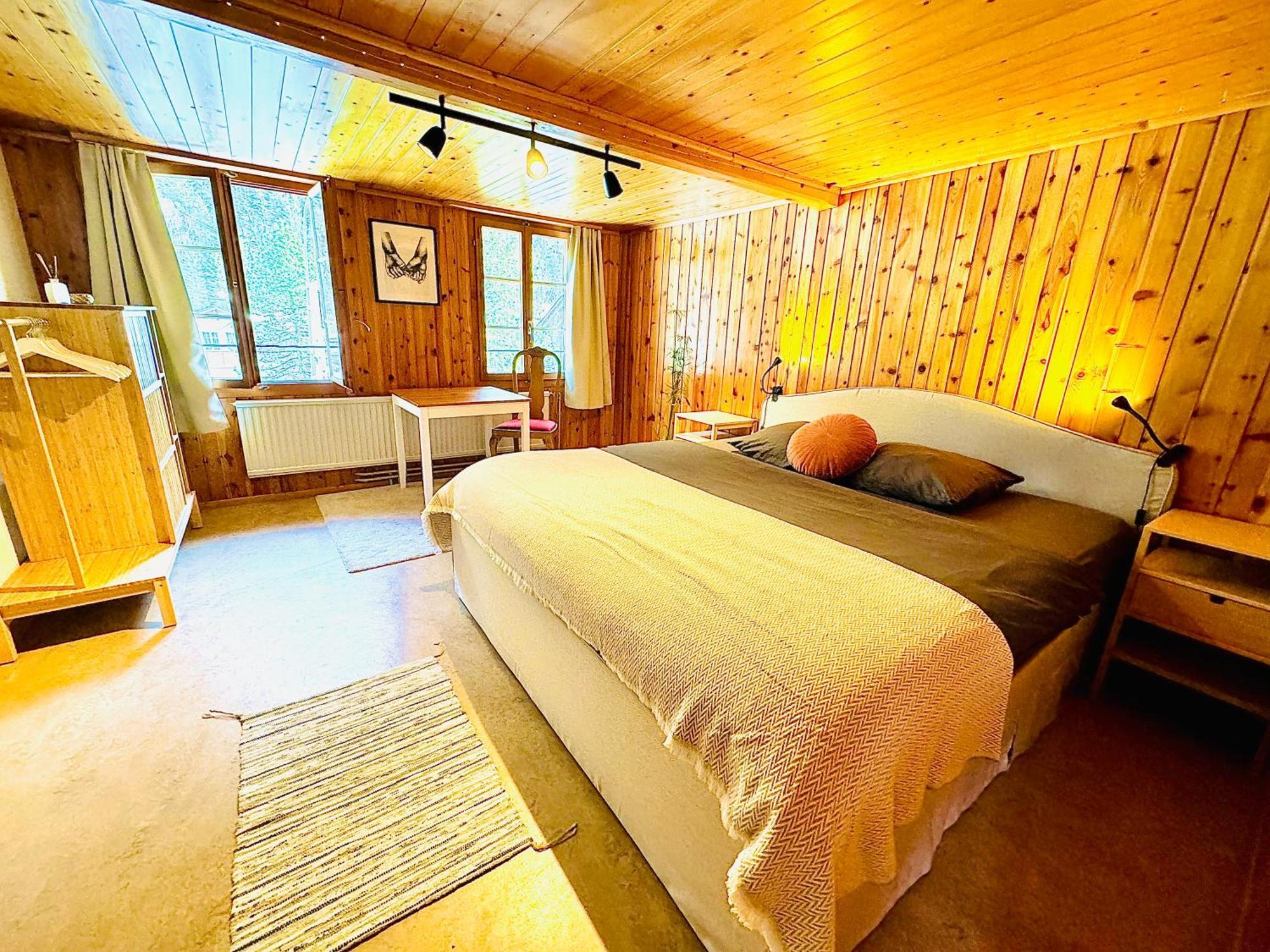 Cozy Apartment In Vintage House In Kandersteg Eksteriør bilde