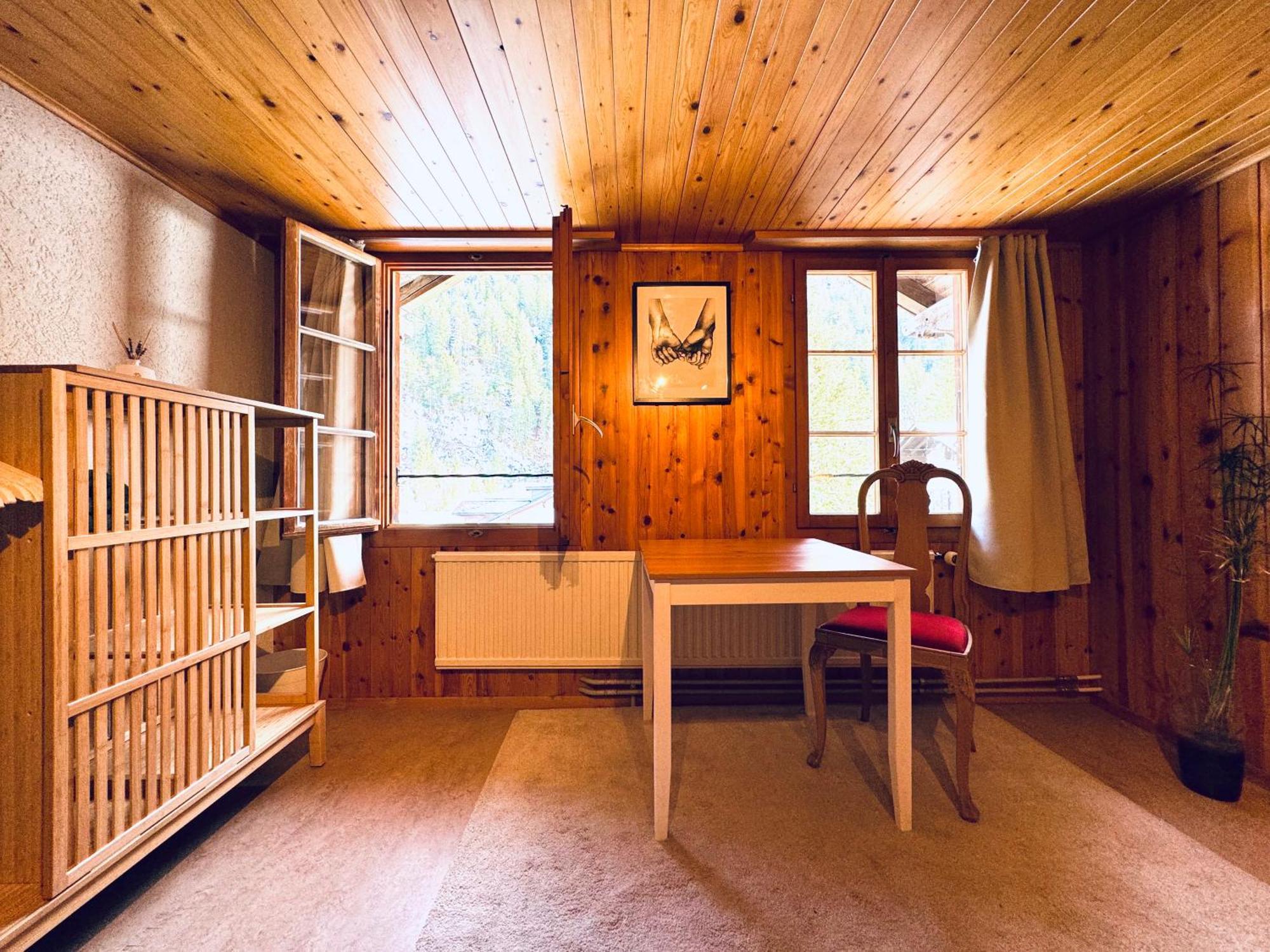 Cozy Apartment In Vintage House In Kandersteg Eksteriør bilde